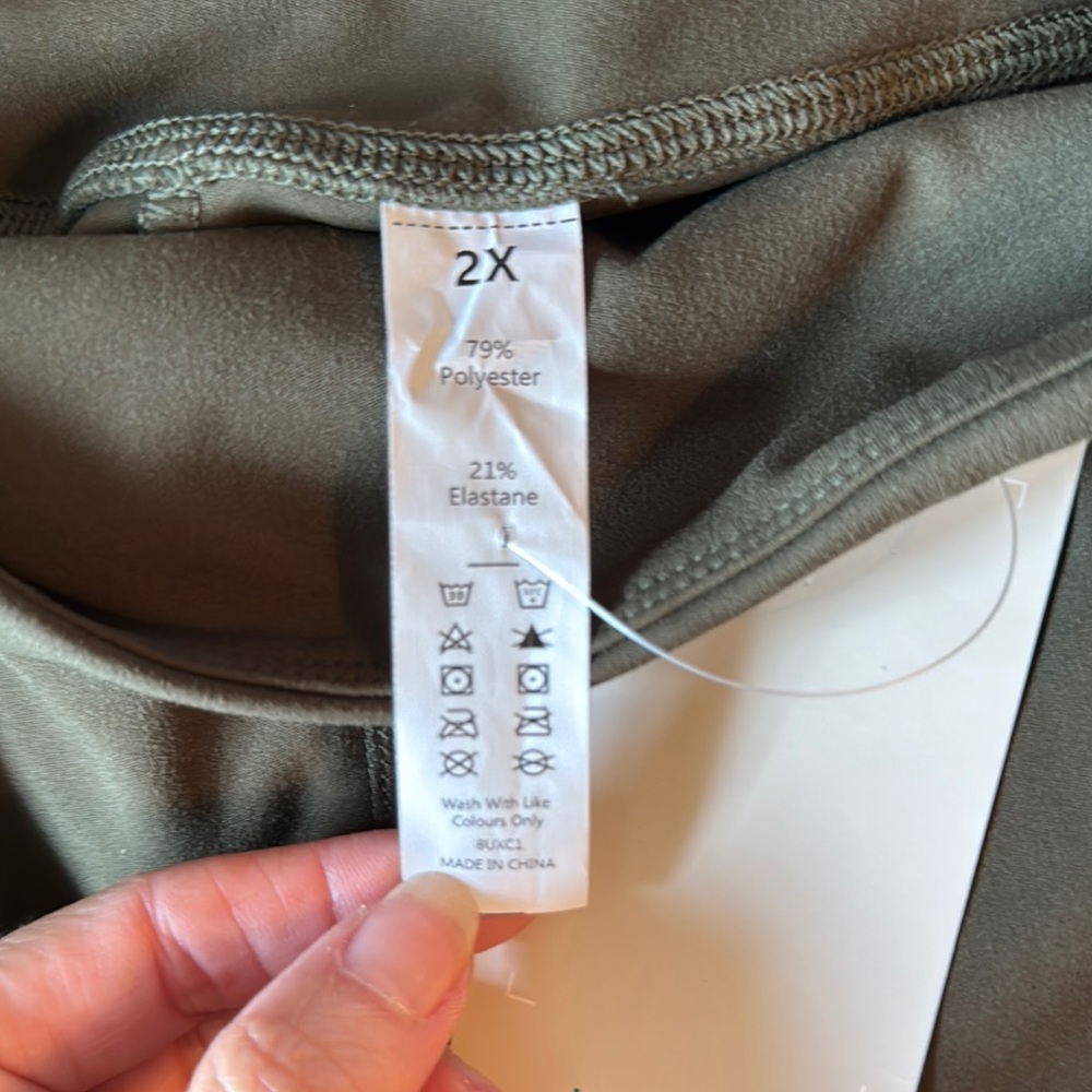 HALARA Green Leggings Stretchy Casual Wear - Picture 5 of 5
